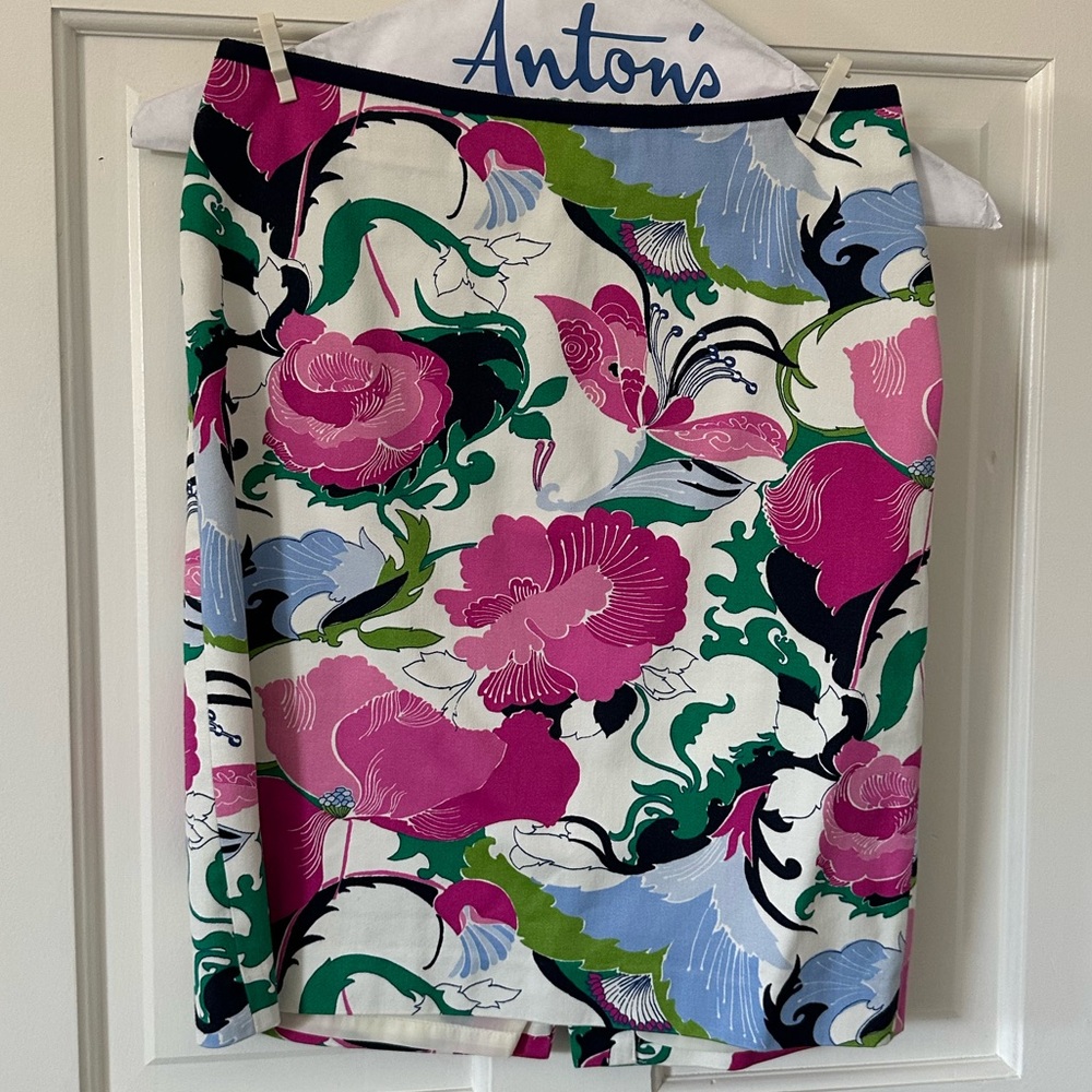 Talbots Floral Pencil Skirt size 2P